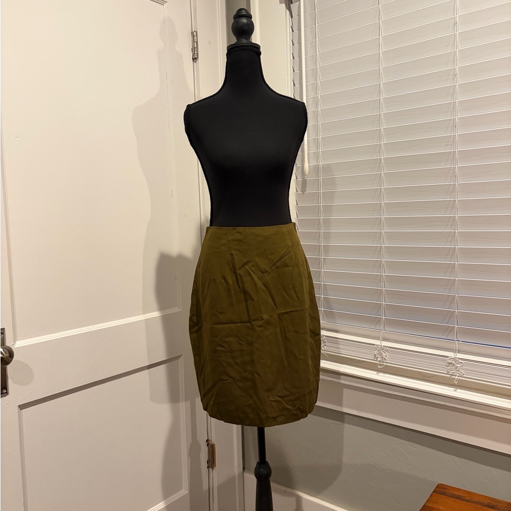 VTG Olive Green/Brown Women's Skirt